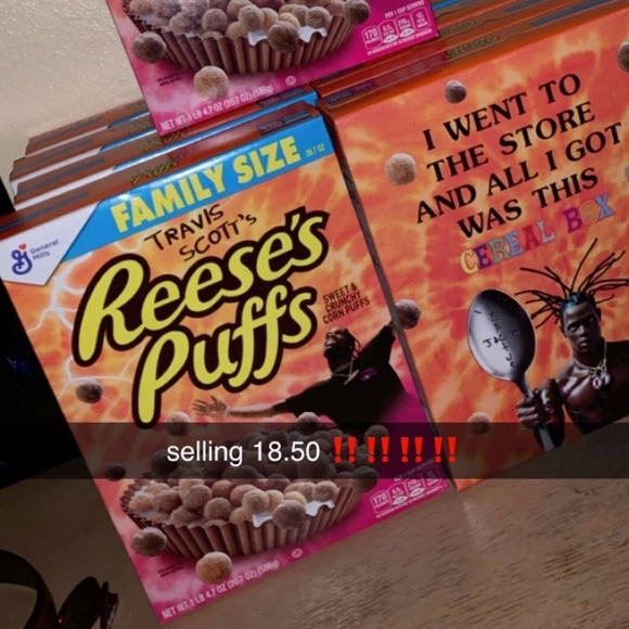 Travis Scott Other Travis Scott X Reeses Puffs Cereal Cactus Jack
